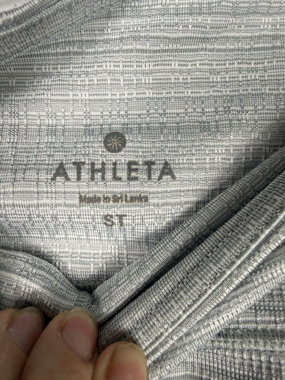 Athleta‎ Chaturanga Jacquard Gray Small Tall Yoga Leggings Athletic - Picture 4 of 9